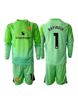 Manchester United Altay Bayindir #1 Målvakt Replika Tredje Kläder Barn 2025-26 Långärmad (+ byxor)